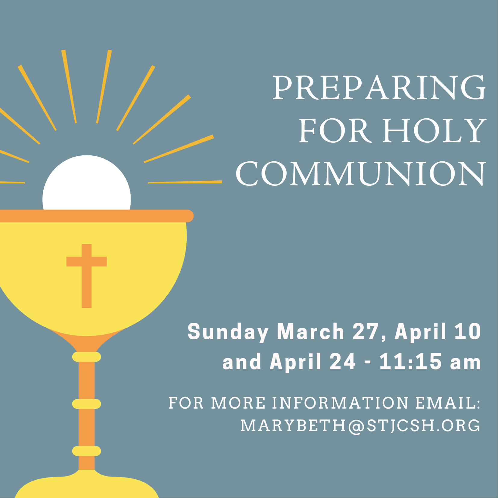 Preparing For Communion 